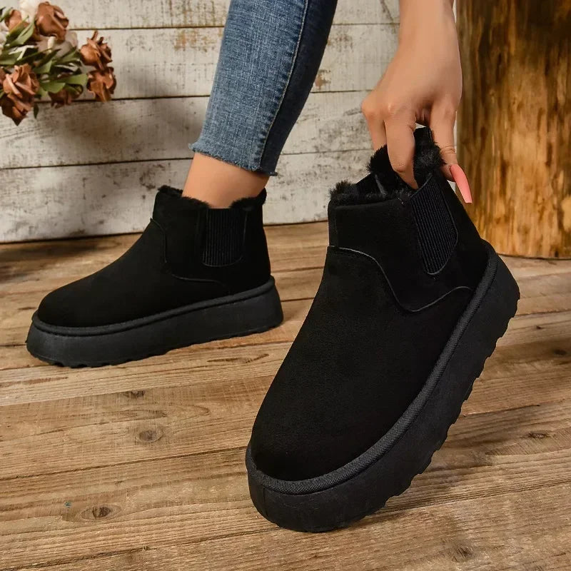 Chic Winter Plush Snow Boots™
